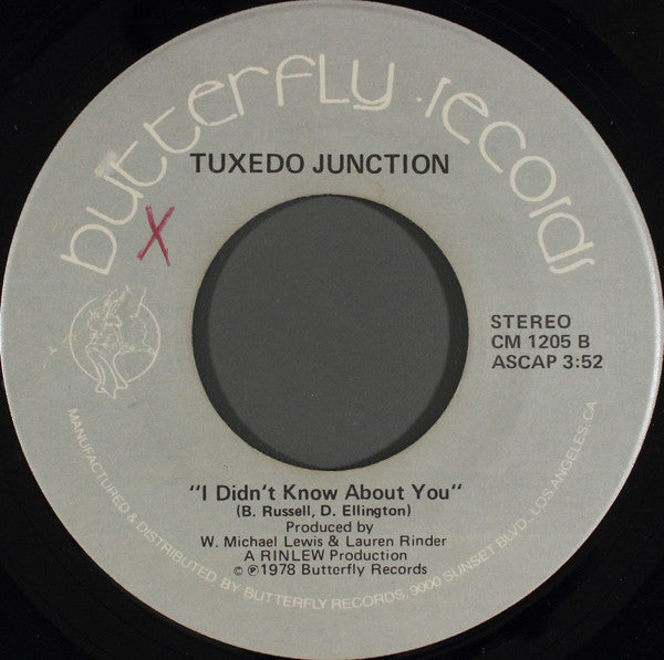 Tuxedo Junction : Chattanooga Choo Choo (7")