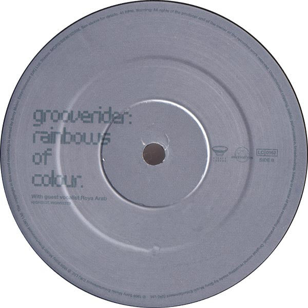 Grooverider : Rainbows Of Colour (12")