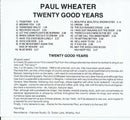 Paul Wheater : Twenty Good Years (CD, Album)