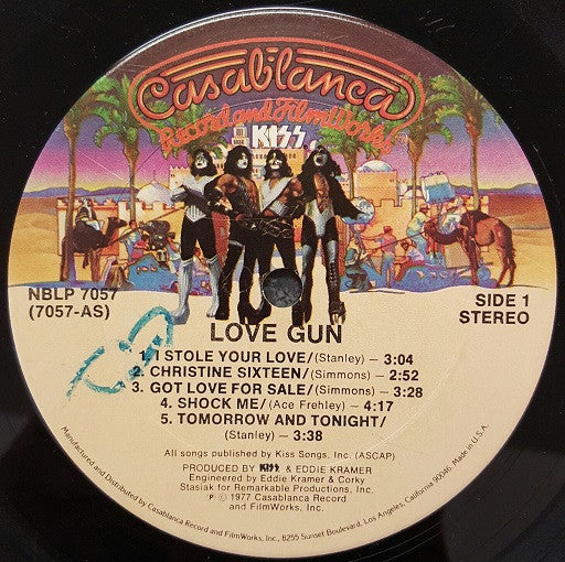 Kiss : Love Gun (LP, Album, San)