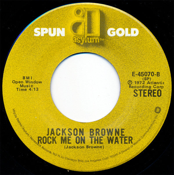 Jackson Browne : Doctor My Eyes / Rock Me On The Water (7", RE, SP )