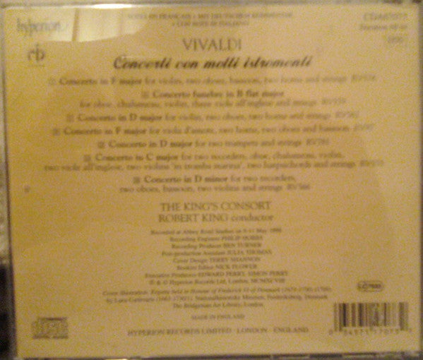 Antonio Vivaldi - The King's Consort, Robert King (9) : Concerti Con Molti Istromenti (CD)