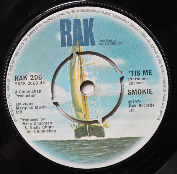 Smokie : If You Think You Know How To Love Me (7")