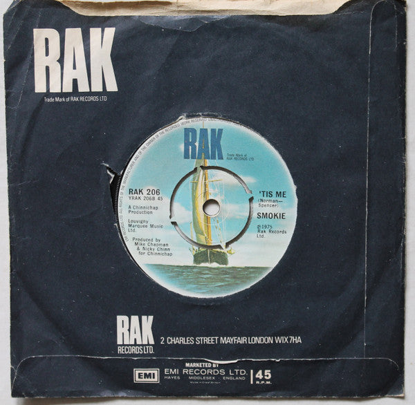 Smokie : If You Think You Know How To Love Me (7")