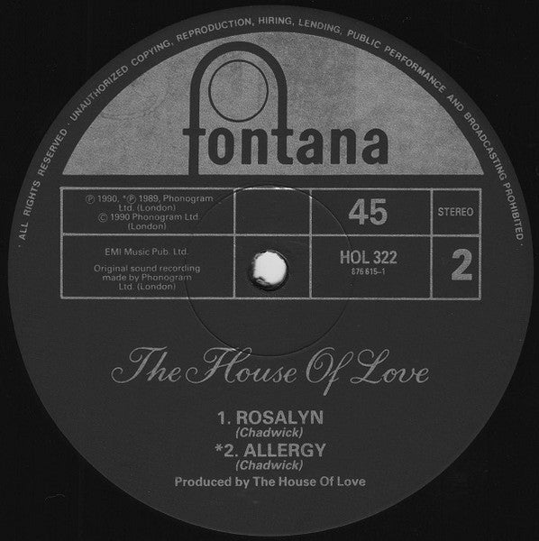 The House Of Love : Shine On (12", Single, Ltd, Num)