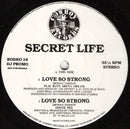 Secret Life : Love So Strong (12", Promo)