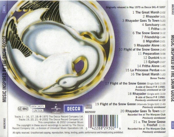 Camel : Music Inspired By The Snow Goose (CD, Album, RE, RM, Uni)