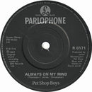 Pet Shop Boys : Always On My Mind (7", Single)