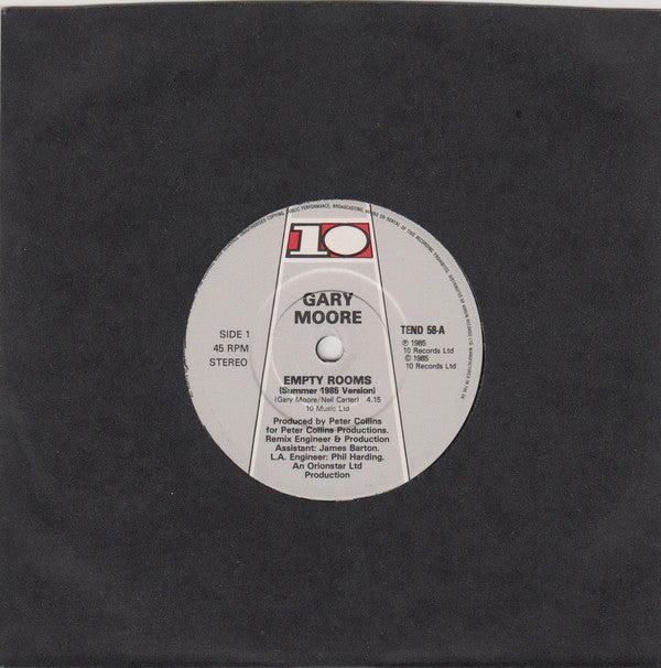 Gary Moore : Empty Rooms (2x7", Single, Ltd)