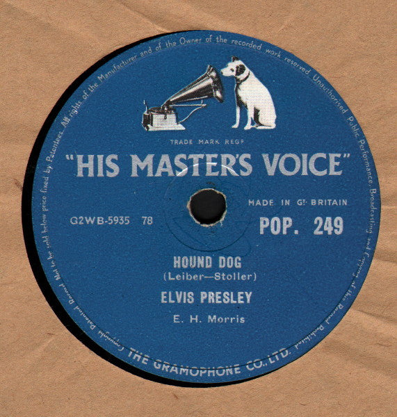 Elvis Presley : Hound Dog / Don't Be Cruel (Shellac, 10", Single)