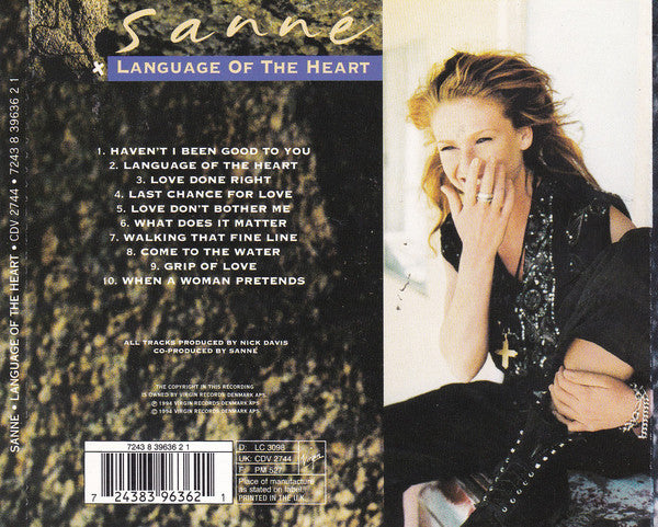 Sanné* : Language Of The Heart (CD, Album)