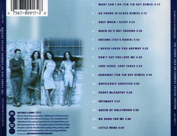 The Corrs : Talk On Corners Special Edition (CD, Album, S/Edition)