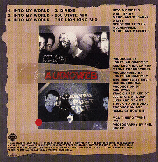 Audioweb : Into My World (CD, Single)