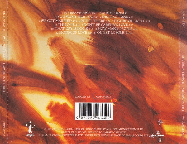 Paul McCartney : Flowers In The Dirt (CD, Album, DAD)