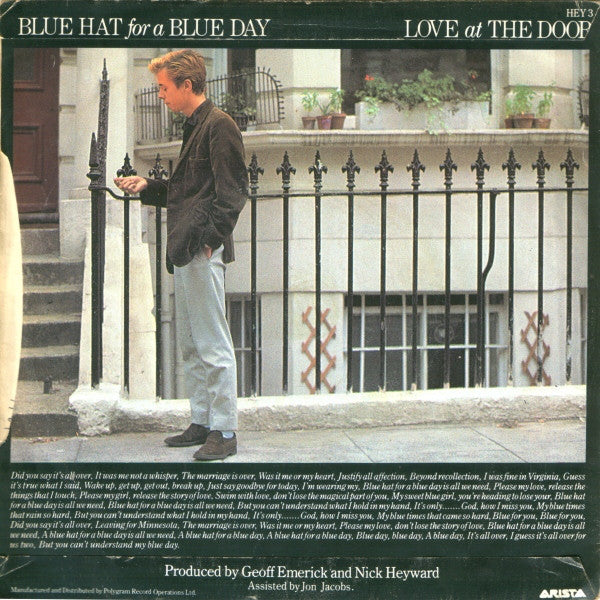 Nick Heyward : Blue Hat For A Blue Day (7", Single, Sil)