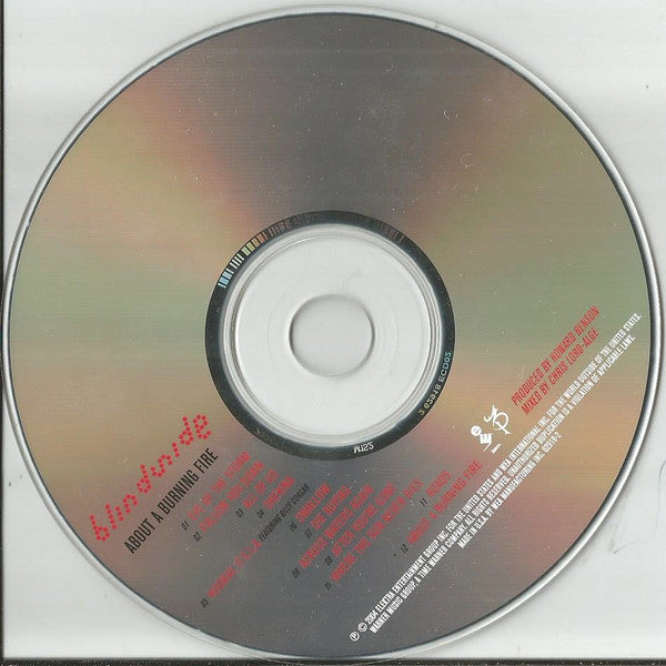 Blindside : About A Burning Fire (CD, Album, Enh)