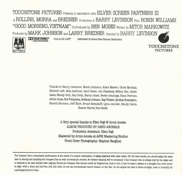 Various : Good Morning Vietnam (CD, Album, Mono)