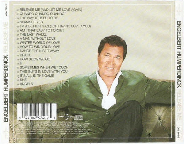 Engelbert Humperdinck : Release Me (CD, Comp)
