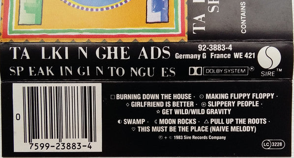 Talking Heads : Speaking In Tongues (Cass, Album, Ext)