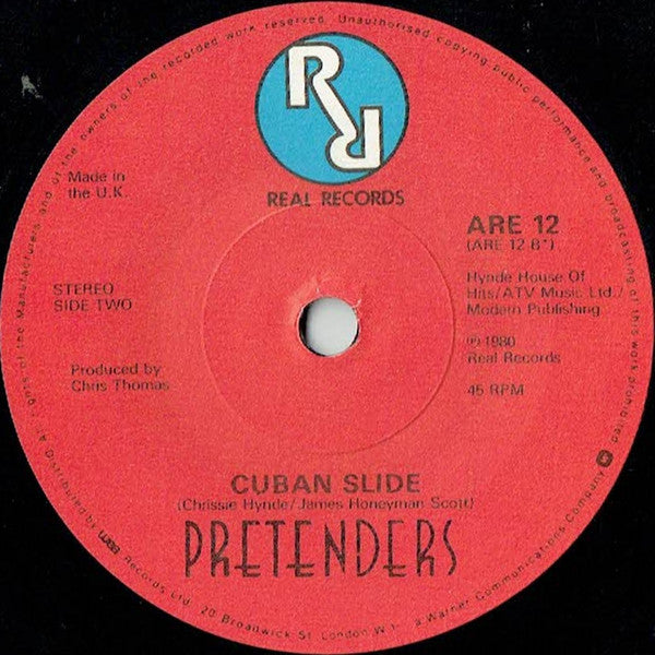 The Pretenders : Talk Of The Town (7", Single, Pap)