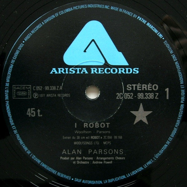 The Alan Parsons Project : I Robot (Disco Mix) (12")