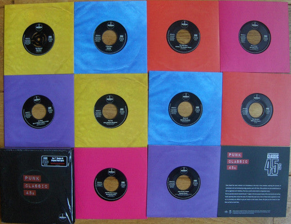 Various : Punk Classic 45s (10x7", RSD + Box, Comp, RM)