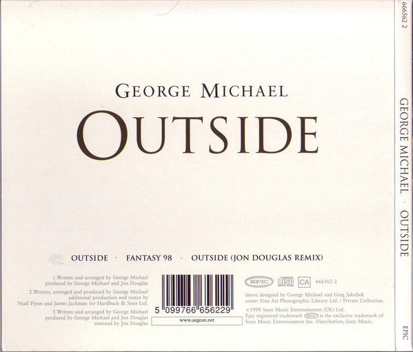 George Michael : Outside (CD, Single)