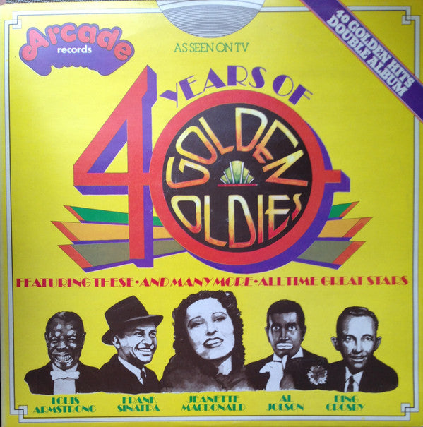 Various : 40 Years Of Golden Oldies (2xLP, Comp)