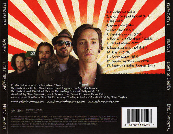 Incubus (2) : Light Grenades (CD, Album)