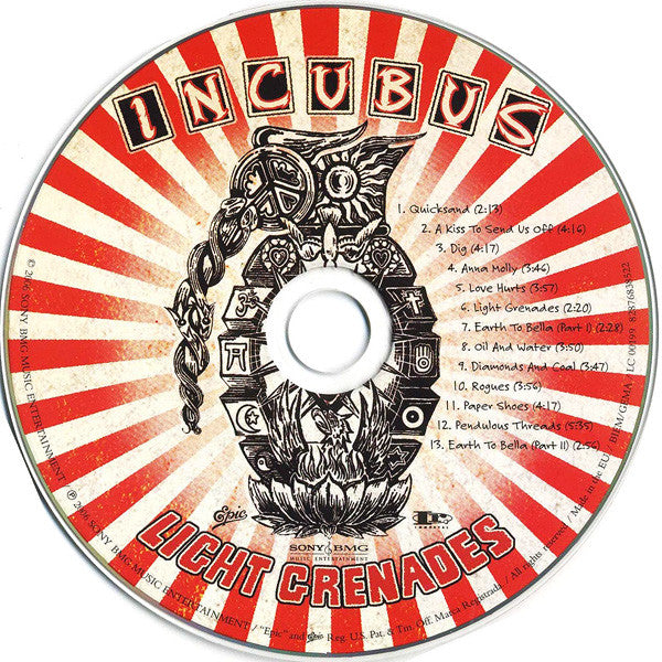 Incubus (2) : Light Grenades (CD, Album)
