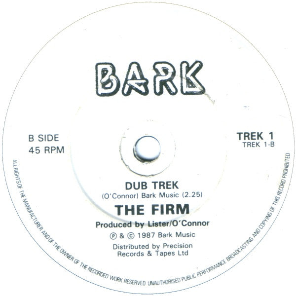 The Firm : Star Trekkin' (7", Single, Dam)