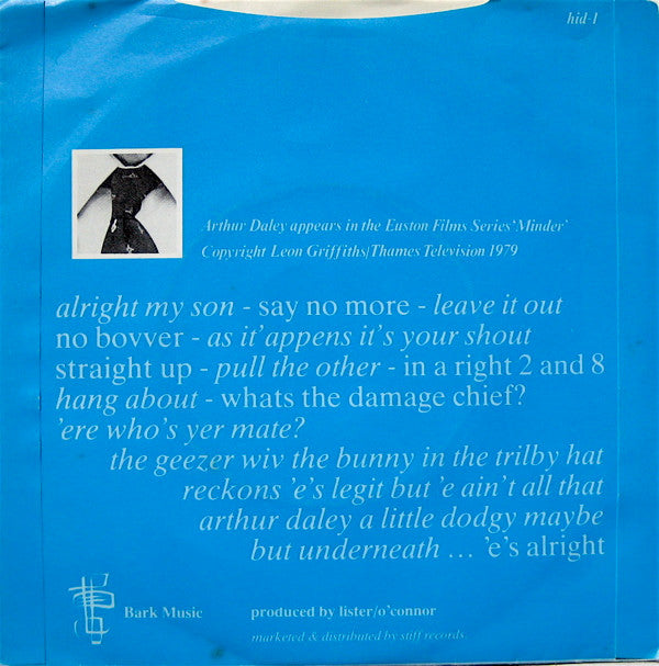 The Firm : Arthur Daley 'E's Alright (7", Single)