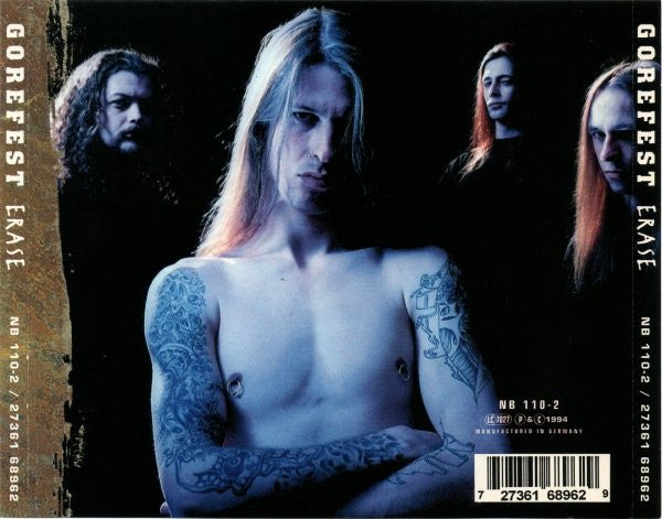 Gorefest : Erase (CD, Album)