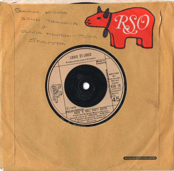 John Travolta, Olivia Newton-John & Cast* : Summer Nights (7", Single)