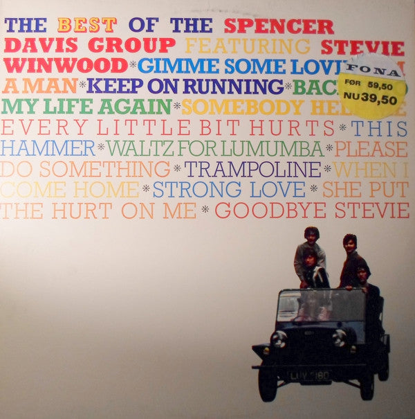 The Spencer Davis Group Featuring Steve Winwood : The Best Of  The Spencer Davis Group Featuring Steve Winwood (LP, Comp, RP)