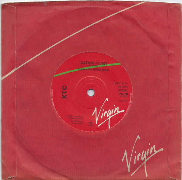XTC : Are You Receiving Me (7", Single, Sol)