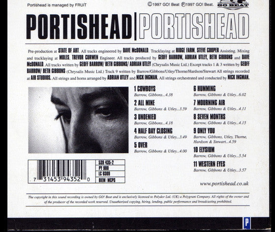 Portishead : Portishead (CD, Album, Dig)