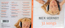 Various : Nick Hornby - A Selection Of Music From 31 Songs (CD, Comp, Dig)