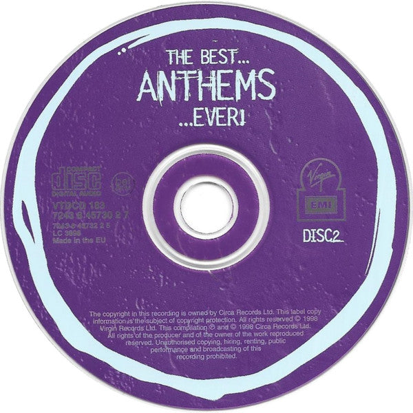 Various : The Best...Anthems...Ever! (2xCD, Comp)