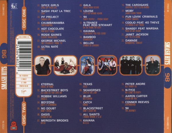 Various : Smash Hits 98 (2xCD, Comp)