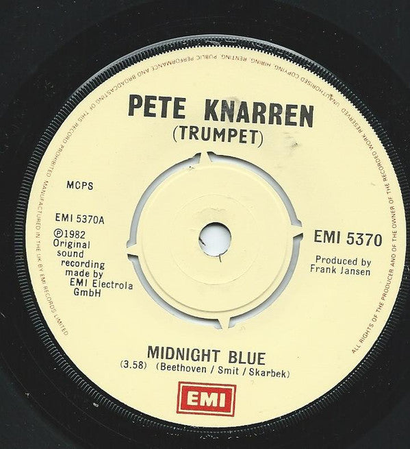 Piet Knarren : Midnight Blue (7", Single)