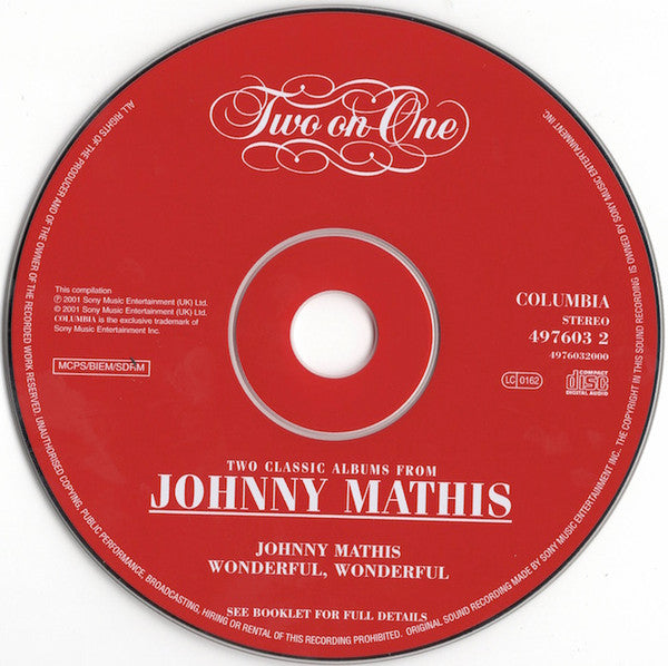 Johnny Mathis : Johnny Mathis / Wonderful, Wonderful (CD, Comp, RE)