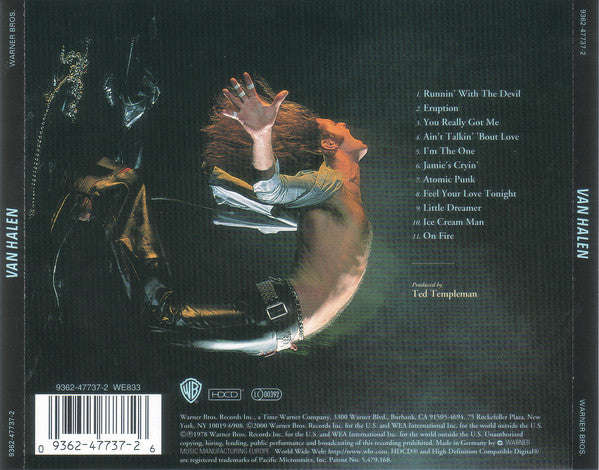 Van Halen : Van Halen (HDCD, Album, RE, RM)