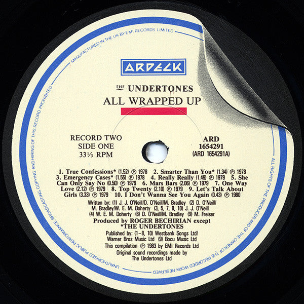 The Undertones : All Wrapped Up (2xLP, Comp)