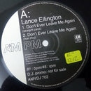 Lance Ellington : Don't Ever Leave Me Again (12", Promo)