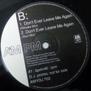 Lance Ellington : Don't Ever Leave Me Again (12", Promo)