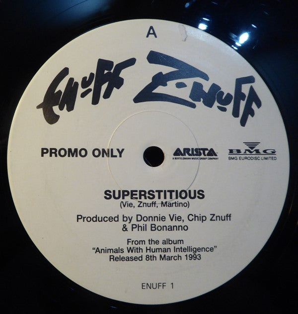 Enuff Z'nuff : Superstitious (12", Single, Promo)