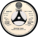 Status Quo : Paper Plane (7", Single)