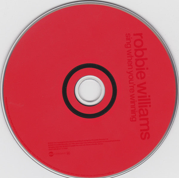 Robbie Williams : Sing When You're Winning (CD, Album)