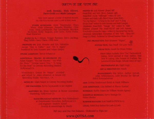 Queens Of The Stone Age : Songs For The Deaf (CD, Album + DVD-V + Ltd, Spe)